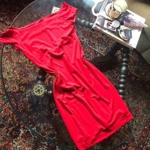 Sexy Off the Shoulder Red Dress